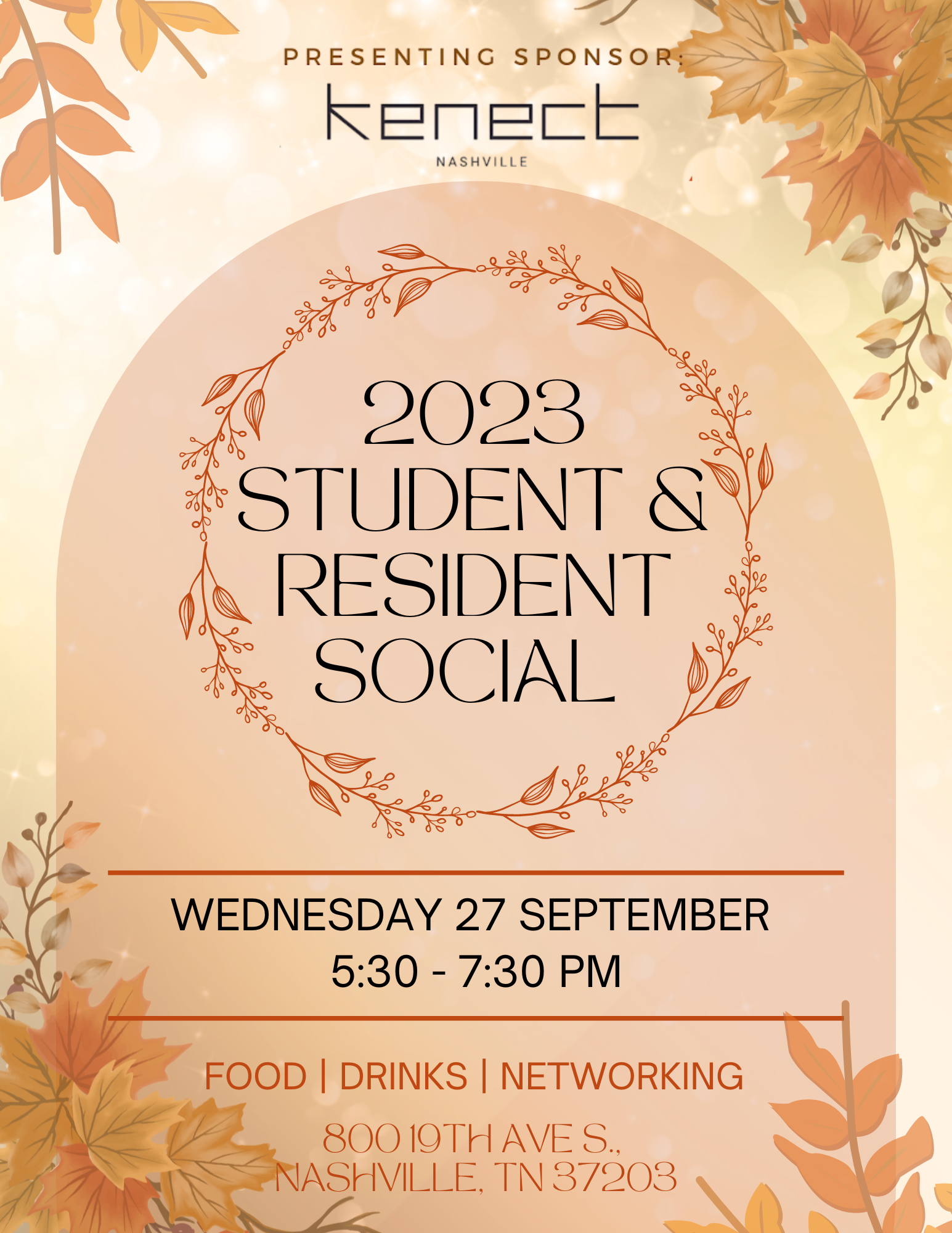 2023 Resident and Student Social @ Kenect